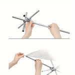Load image into Gallery viewer, Outdoor Folding Stainless Steel Fire Pit Rack-4
