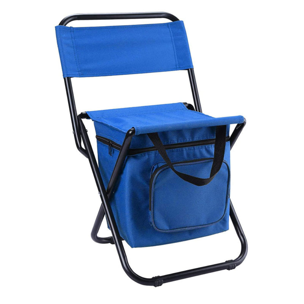 Folding Chair with Storage & Back Support-0
