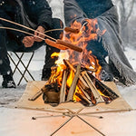 Load image into Gallery viewer, Outdoor Folding Stainless Steel Fire Pit Rack-3
