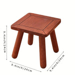 Load image into Gallery viewer, Vintage Red Sandalwood Small Wooden Stool-4
