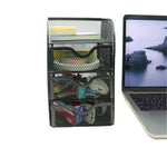 Load image into Gallery viewer, 4 Tier Mesh Desk Organizer with 3 Drawers - Efficient Desk Organization-3

