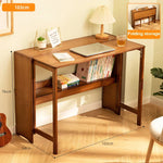 Load image into Gallery viewer, Folding Tawny Computer Table Desk - Multipurpose Bedside Workstation (103cm)-3
