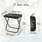 Load image into Gallery viewer, Lightweight Foldable Camping Stool with Zipper Storage for Outdoor Fishing-2
