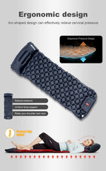 Load image into Gallery viewer, Ultralight Camping Inflatable Mattress with Built-In Pump and Pillows-4
