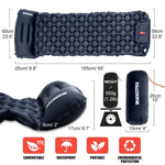 Load image into Gallery viewer, Ultralight Camping Inflatable Mattress with Built-In Pump and Pillows-1
