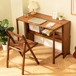 Load image into Gallery viewer, Folding Tawny Computer Table Desk - Multipurpose Bedside Workstation (103cm)-2
