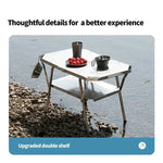 Load image into Gallery viewer, Outdoor Folding Steel Table Tactical Use Silver-3
