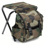 Load image into Gallery viewer, Camping Folding Chair with Backpack Picnic Bag-0
