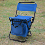 Load image into Gallery viewer, Folding Chair with Storage &amp; Back Support-2
