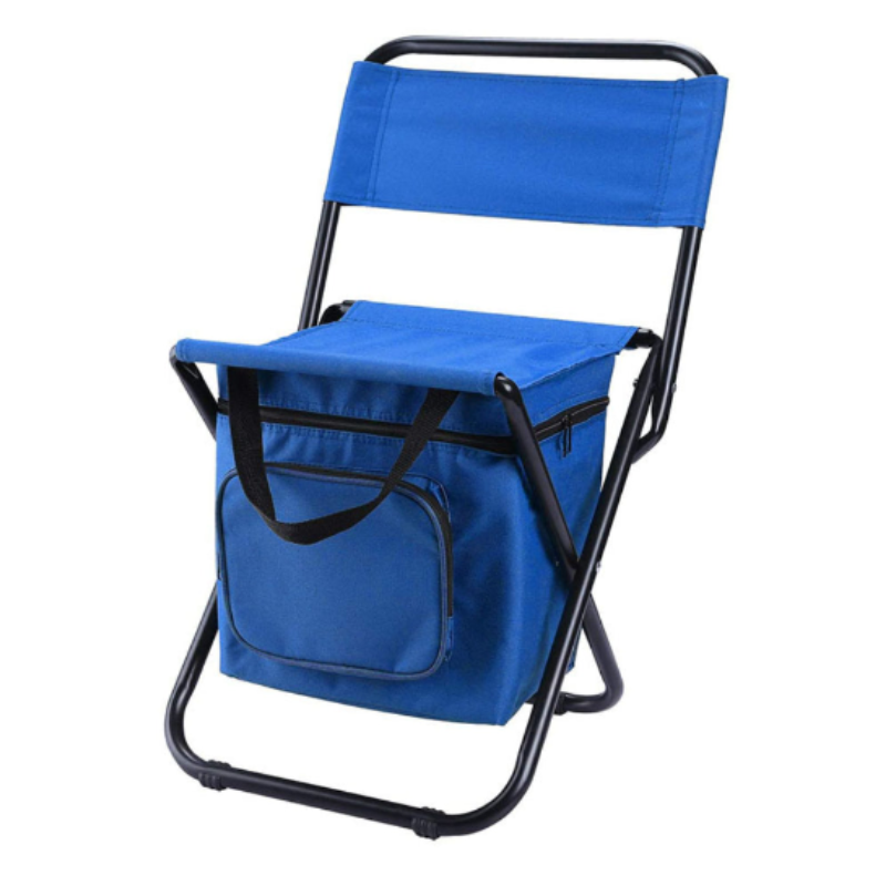 Folding Chair with Storage & Back Support-1