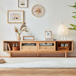Load image into Gallery viewer, Solid Wood Organic Entertainment Unit TV Console-0
